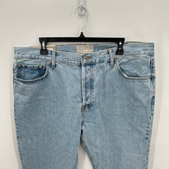 EVERLANE NWT The The Rigid Relaxed Straight Slouch Jean in Vintage // 33 - Picture 5 of 16